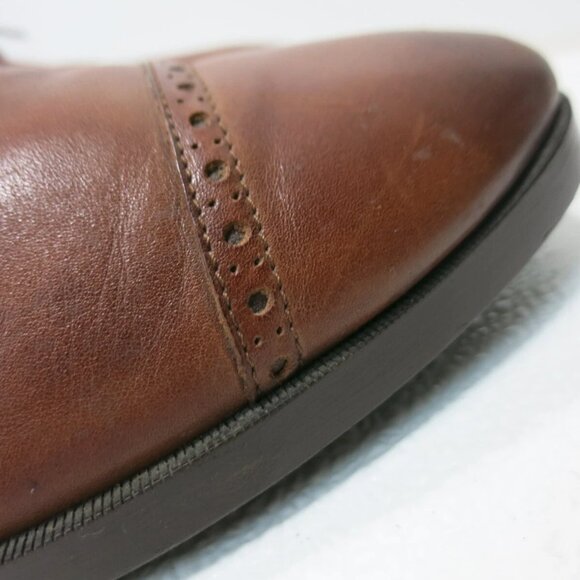 Cole Haan Oil Tanned Leather Cap Toe Dress Footwear Oxfords Men's Shoes 8.5 M - Picture 5 of 8